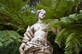 Sculpture of Venus between the trees